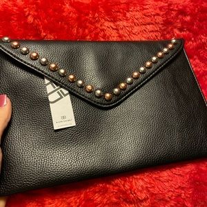 B-Low the Belt Studded Clutch
